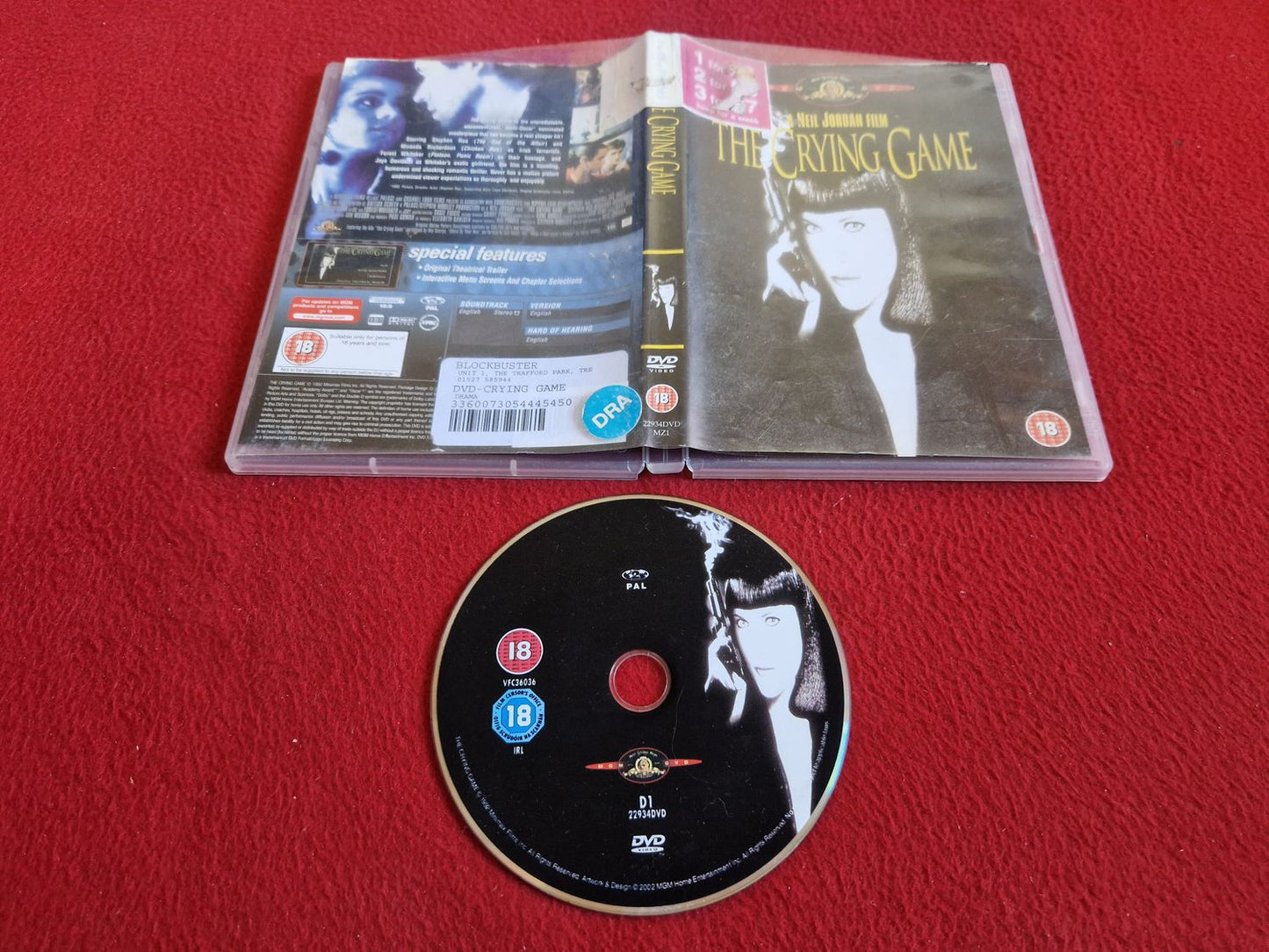 THE CRYING GAME DVD