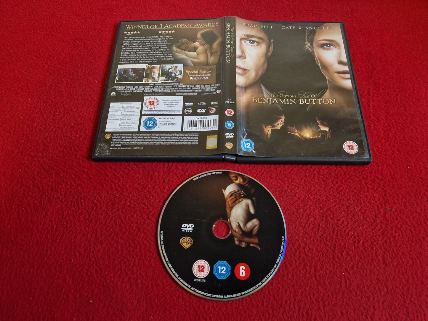 THE CURIOUS CASE OF BENJAMIN BUTTON DVD