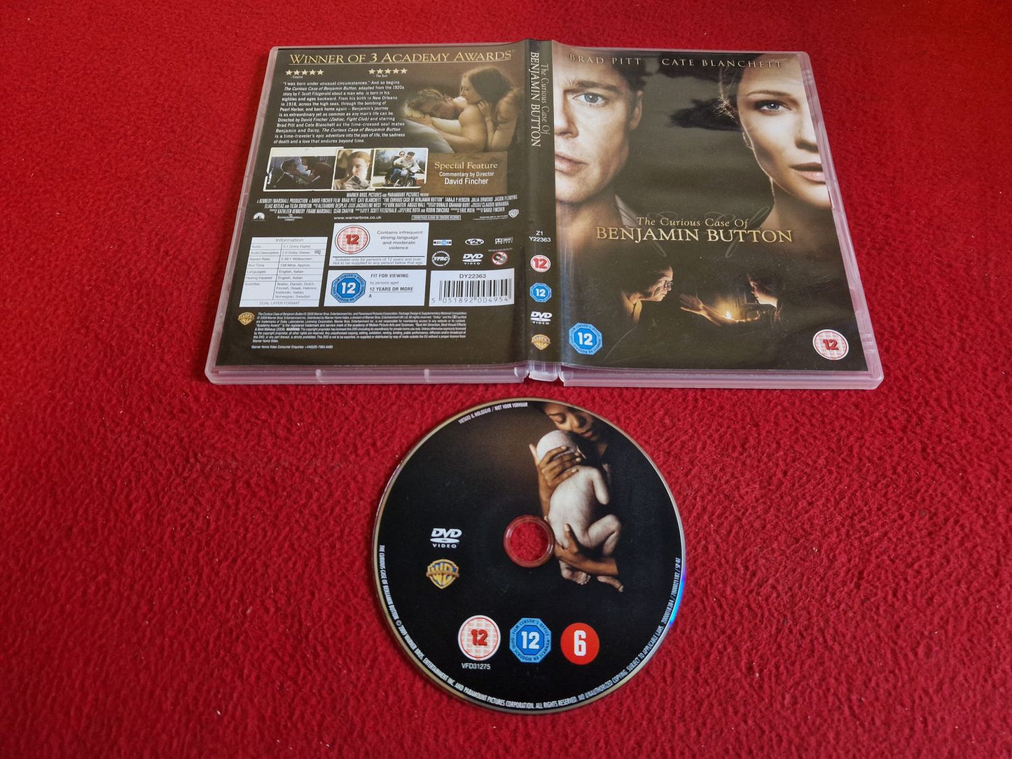 THE CURIOUS CASE OF BENJAMIN BUTTON DVD