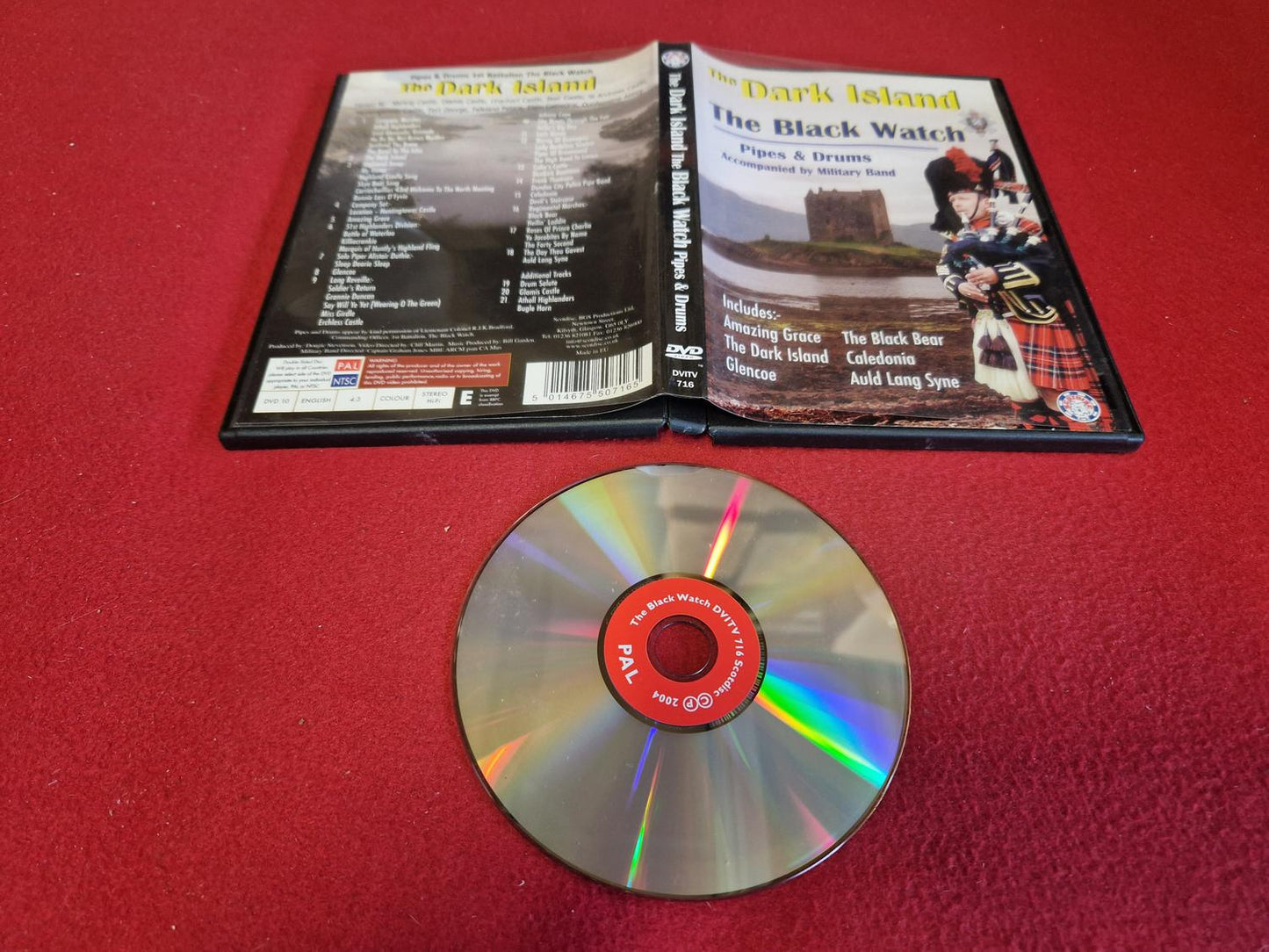 THE DARK ISLAND THE BLACK WATCH PIPES & DRUMS till DVD