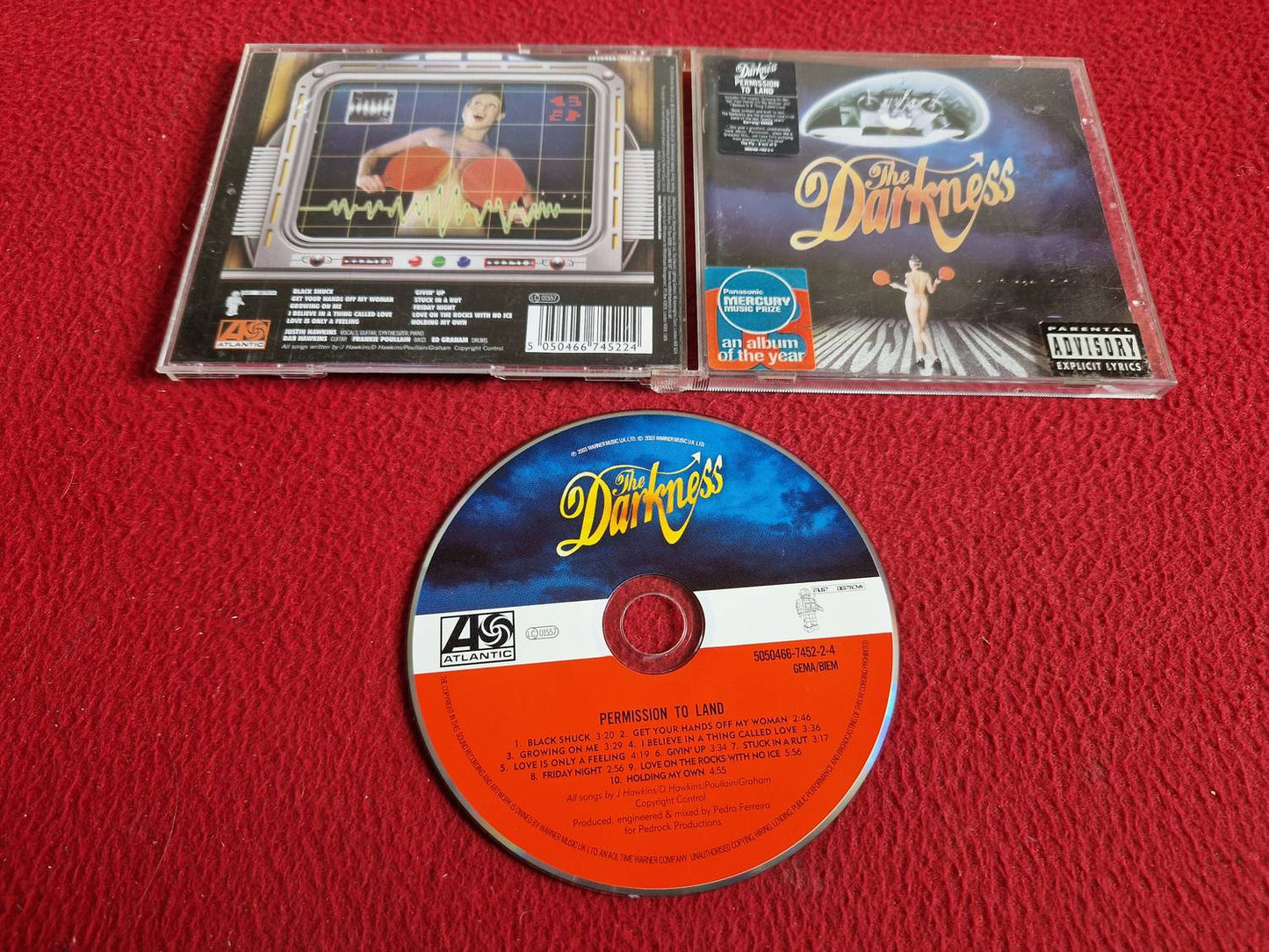 THE DARKNESS PERMISSION TO LAND CD