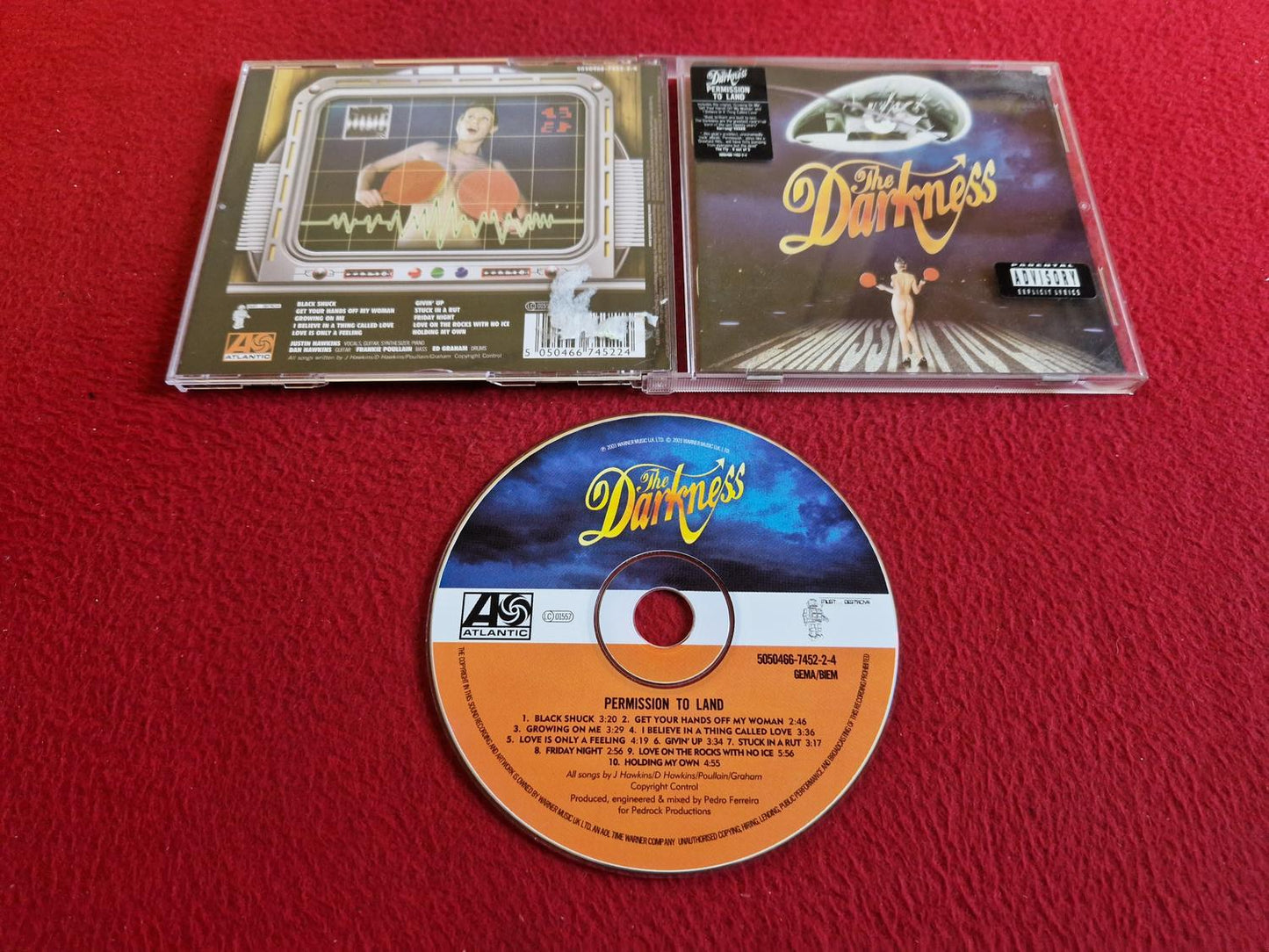 THE DARKNESS PERMISSION TO LAND CD