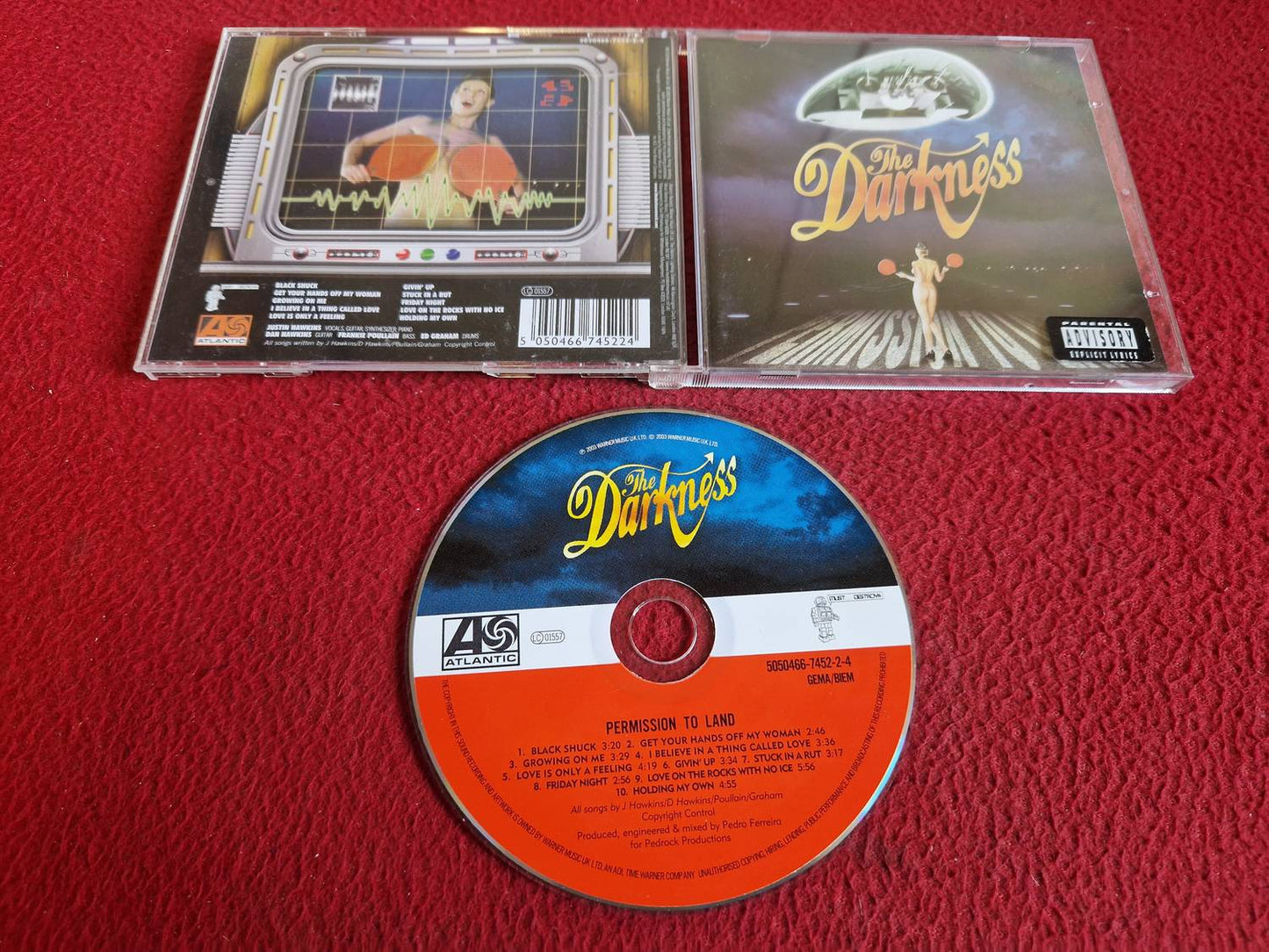 THE DARKNESS PERMISSION TO LAND CD