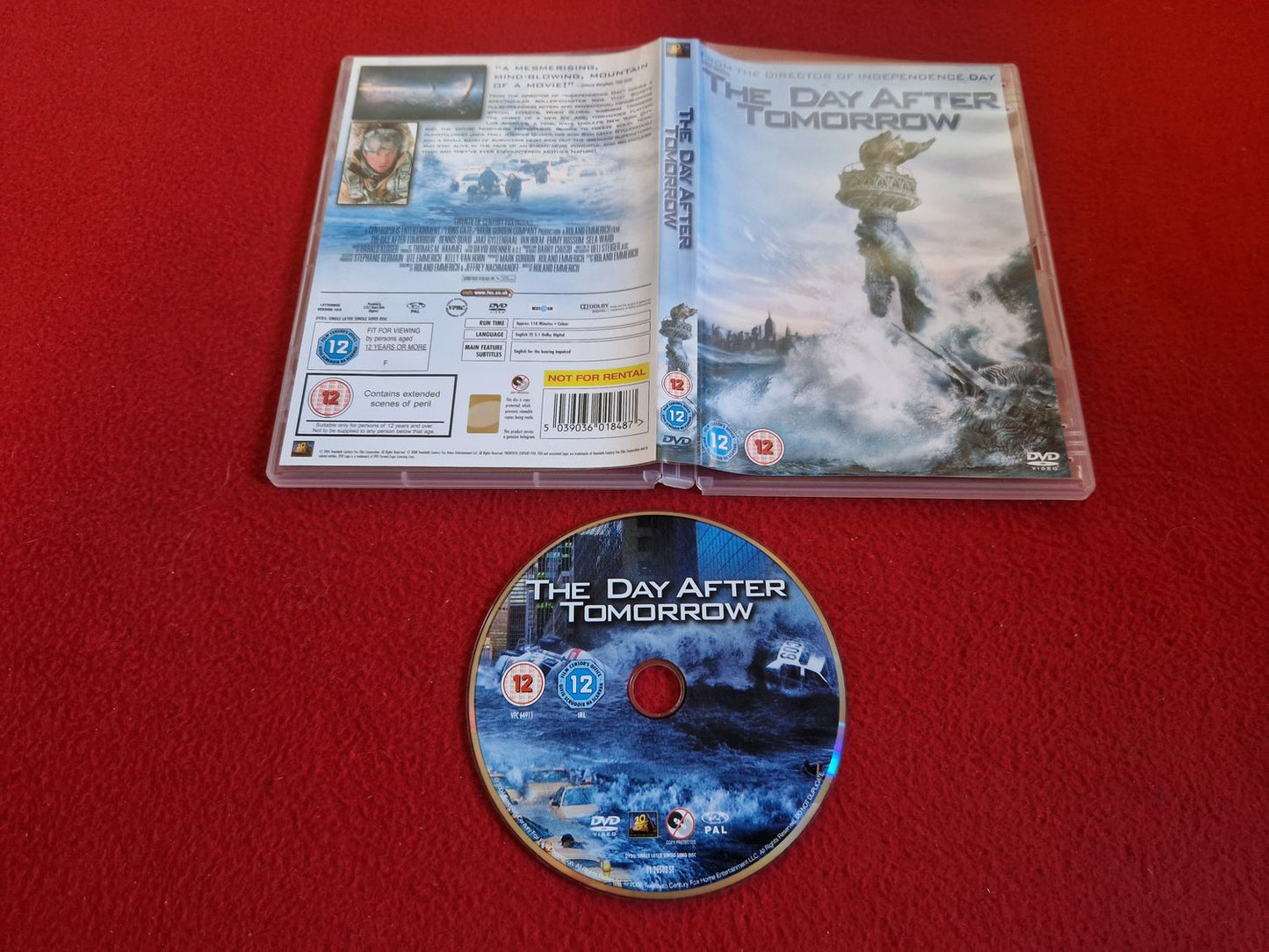 THE DAY AFTER TOMORROW DVD