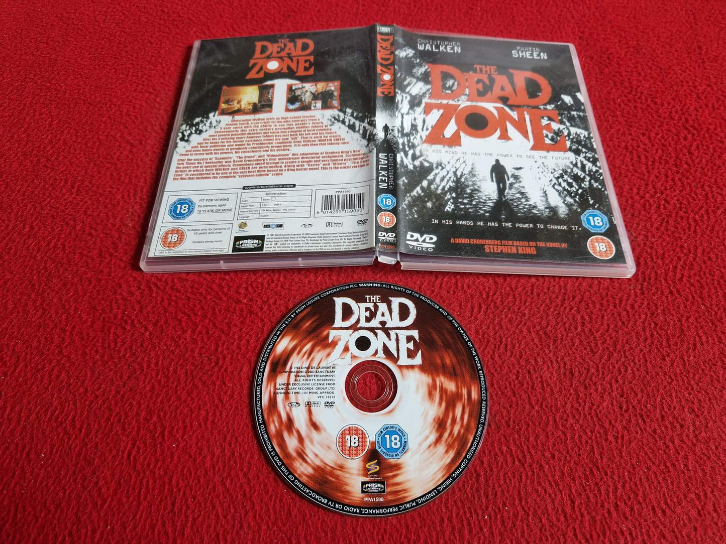 THE DEAD ZONE DVD