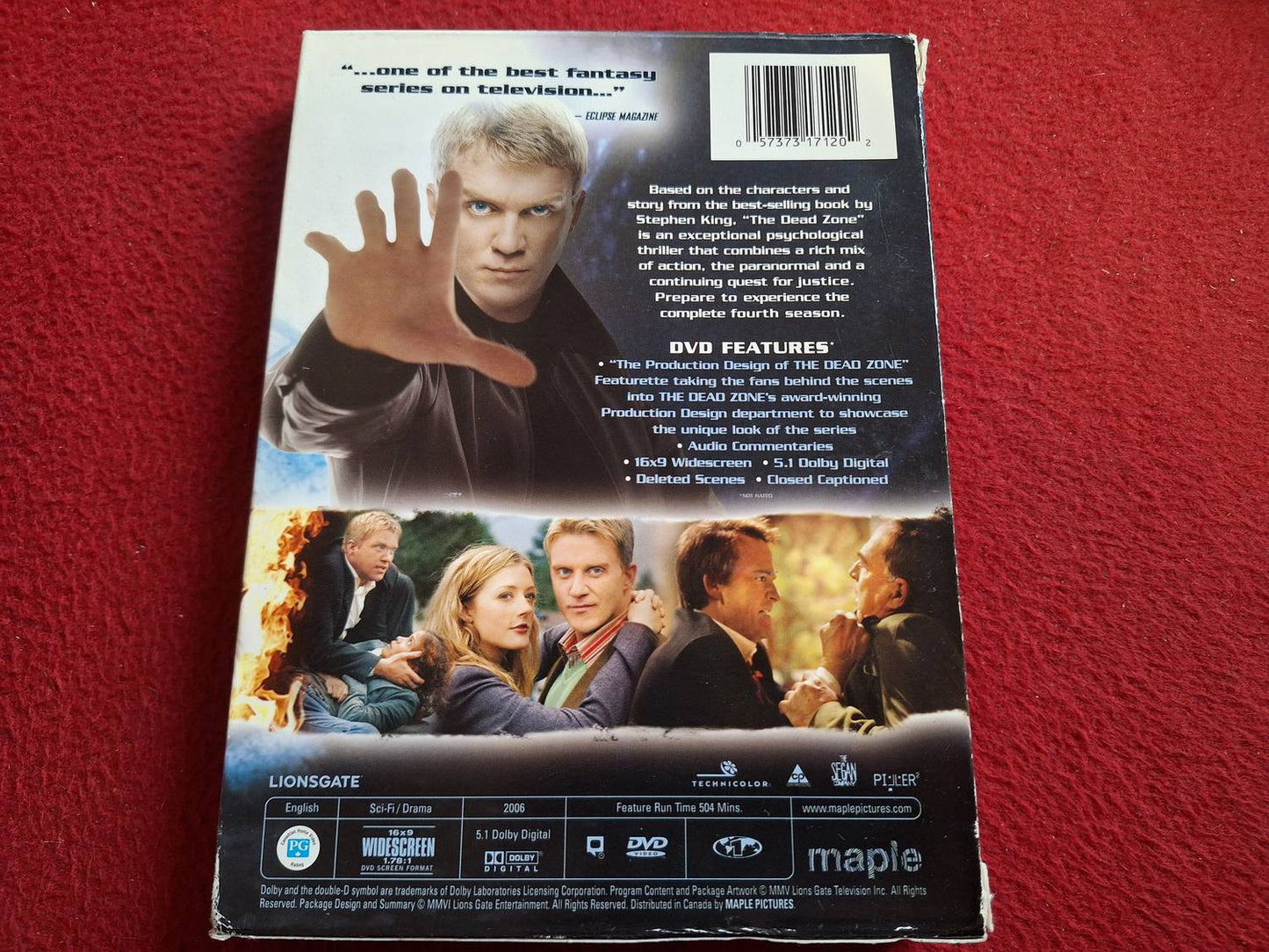 THE DEAD ZONE SEASON 4 BOX DVD