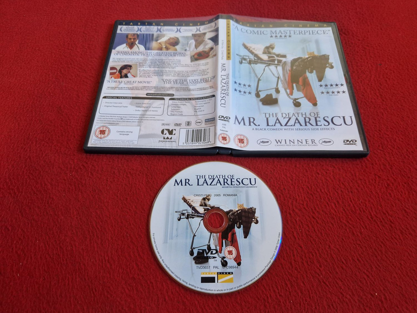 THE DEATH OF MR. LAZARESCU DVD