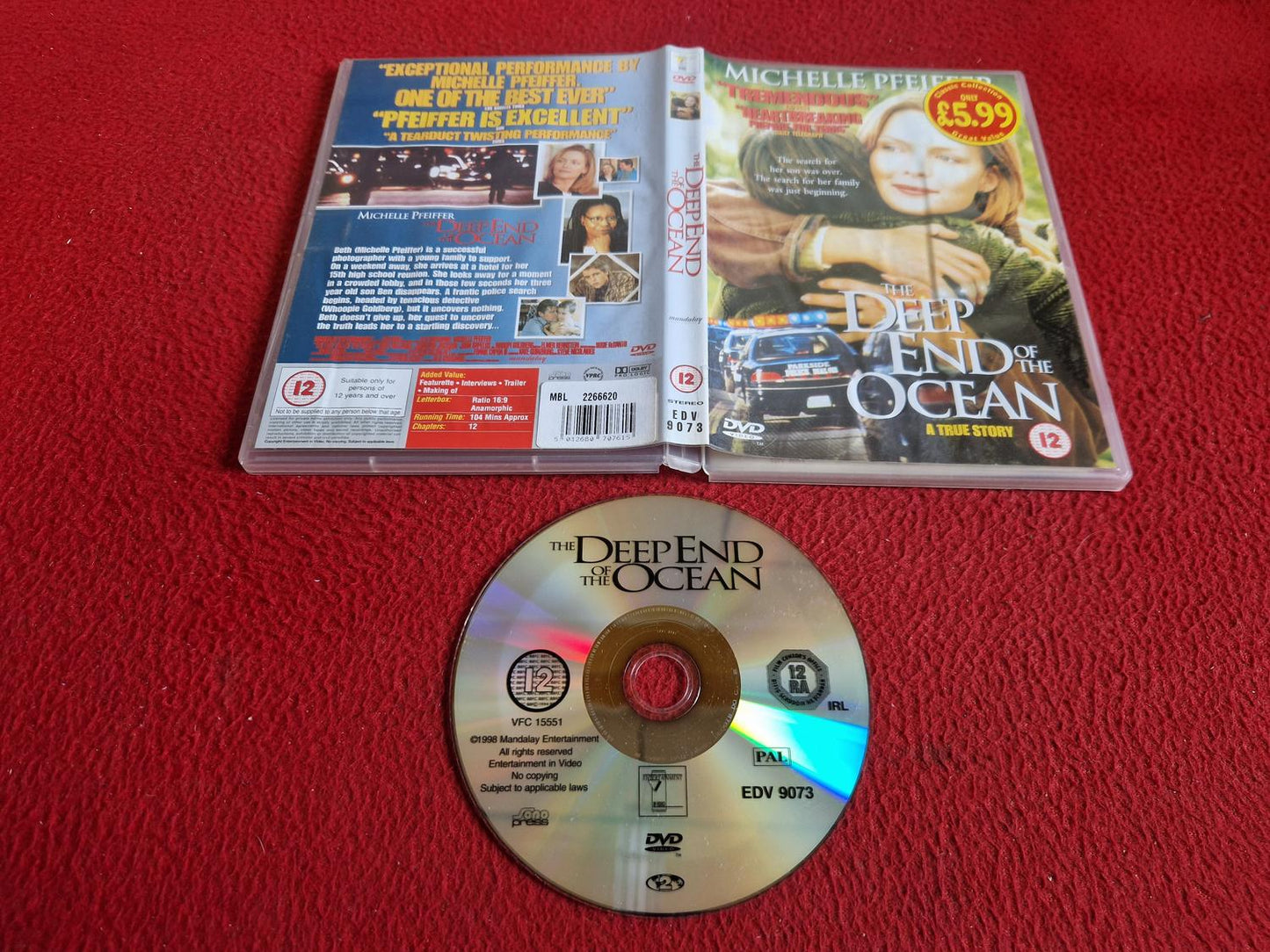 THE DEEP END OF THE OCEAN DVD
