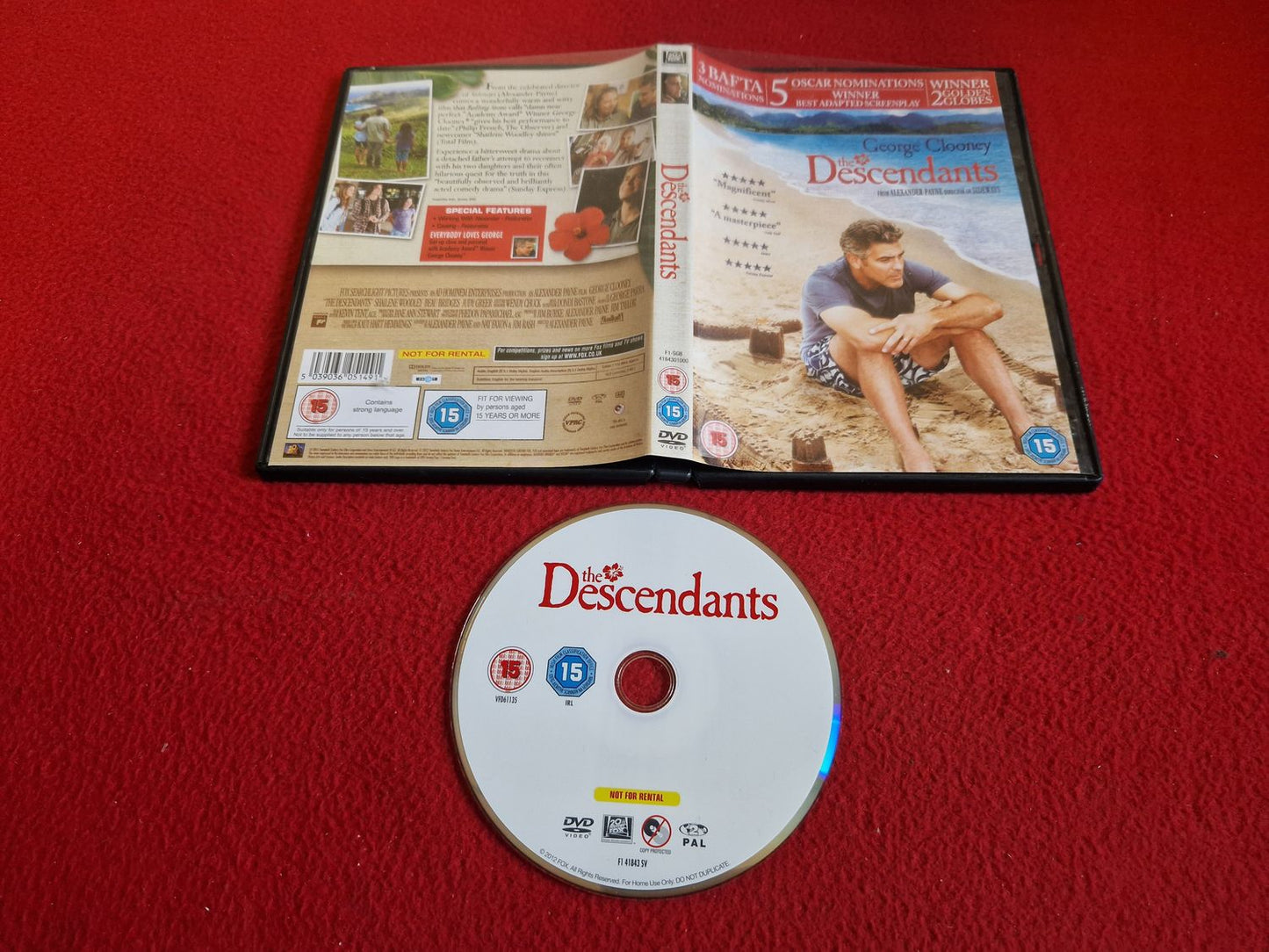 THE DESCENDANTS DVD
