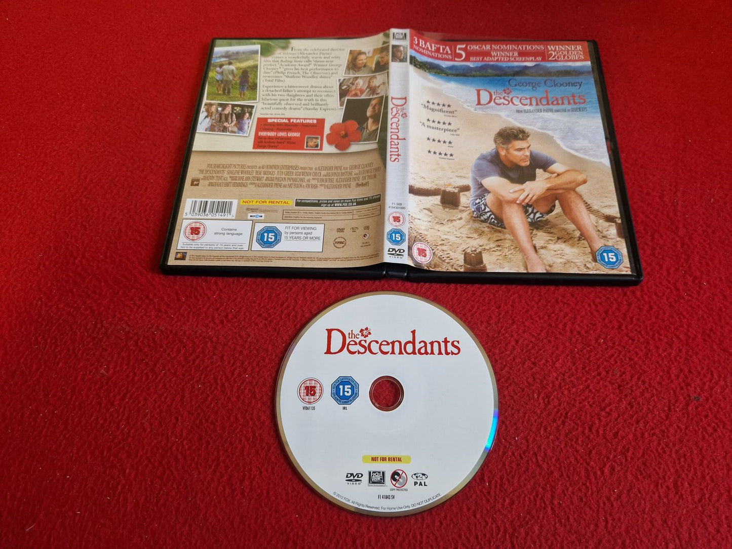 THE DESCENDANTS DVD