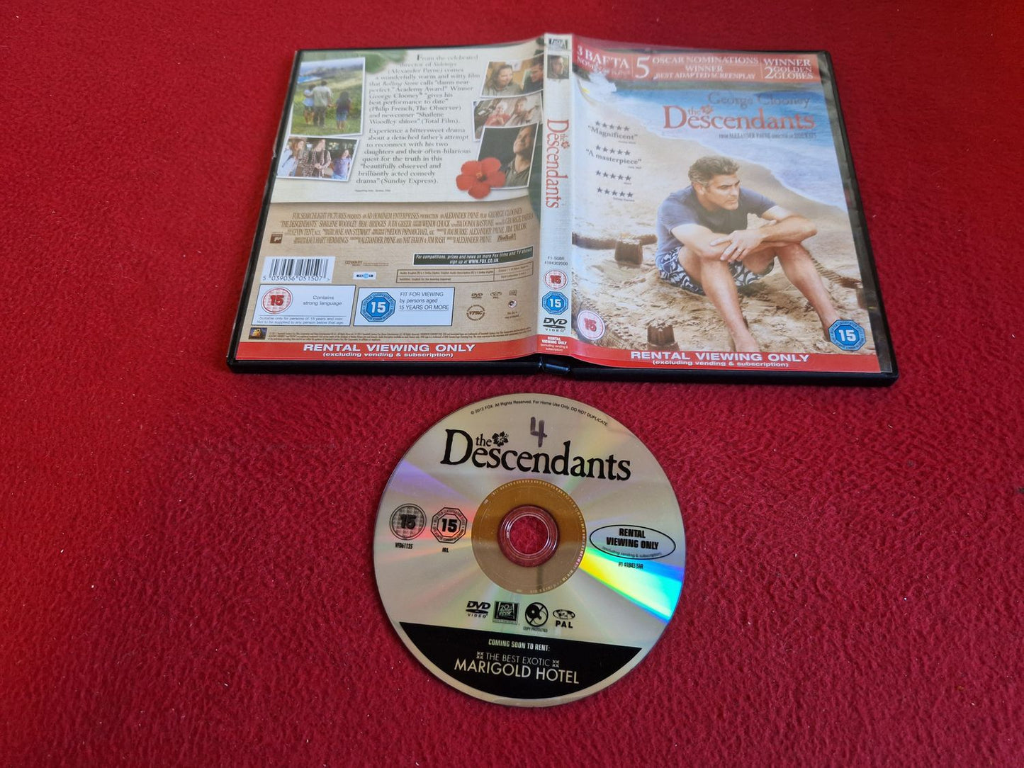 THE DESCENDANTS DVD
