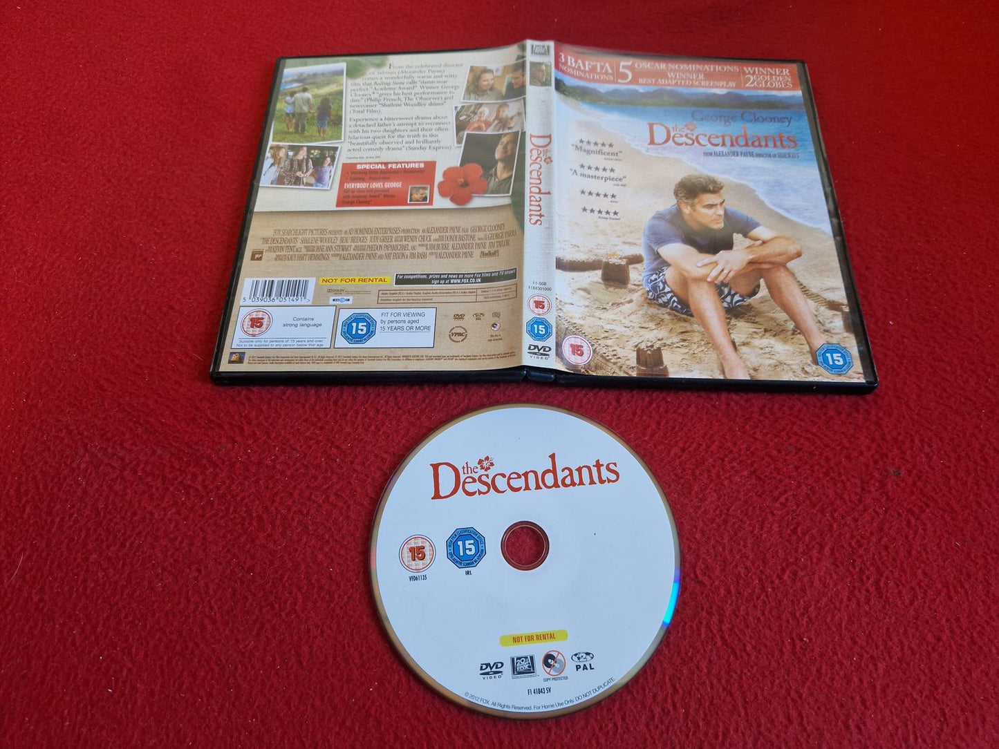 THE DESCENDANTS DVD