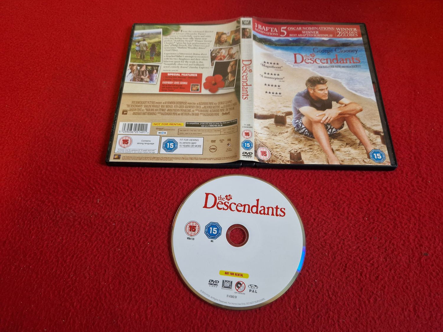 THE DESCENDANTS DVD