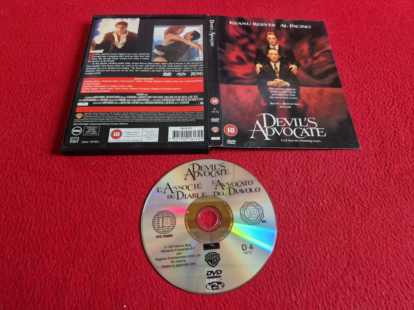 THE DEVIL'S ADVOCATE [ SNAPCASE ] DVD
