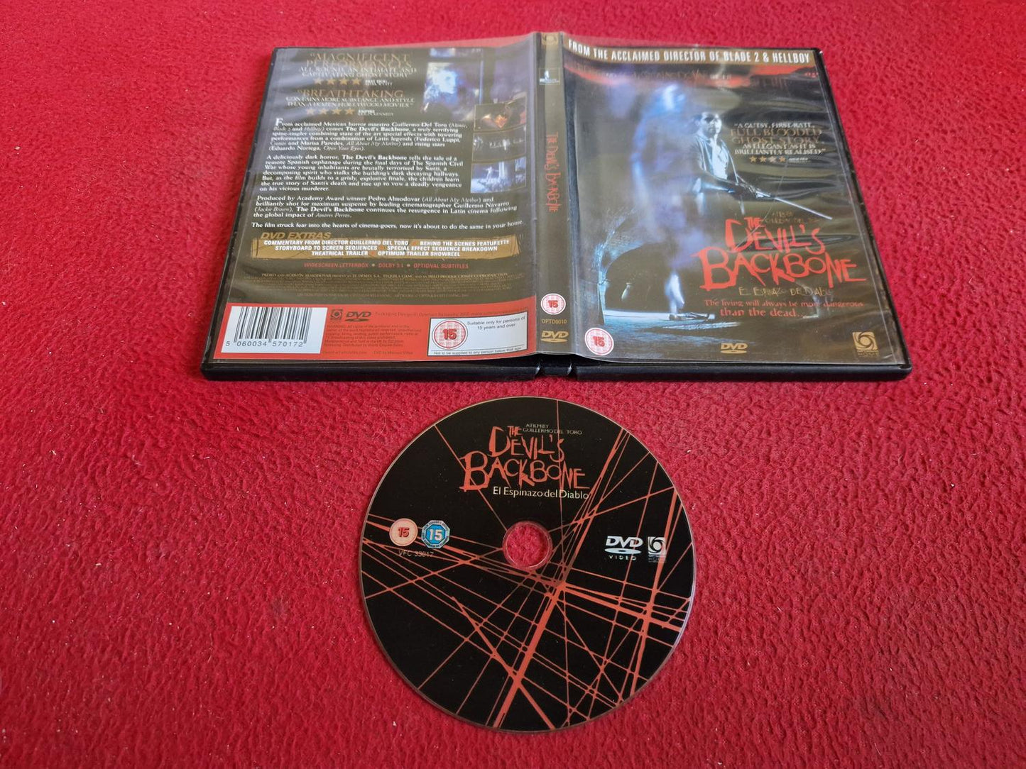 THE DEVIL'S BACKBONE DVD