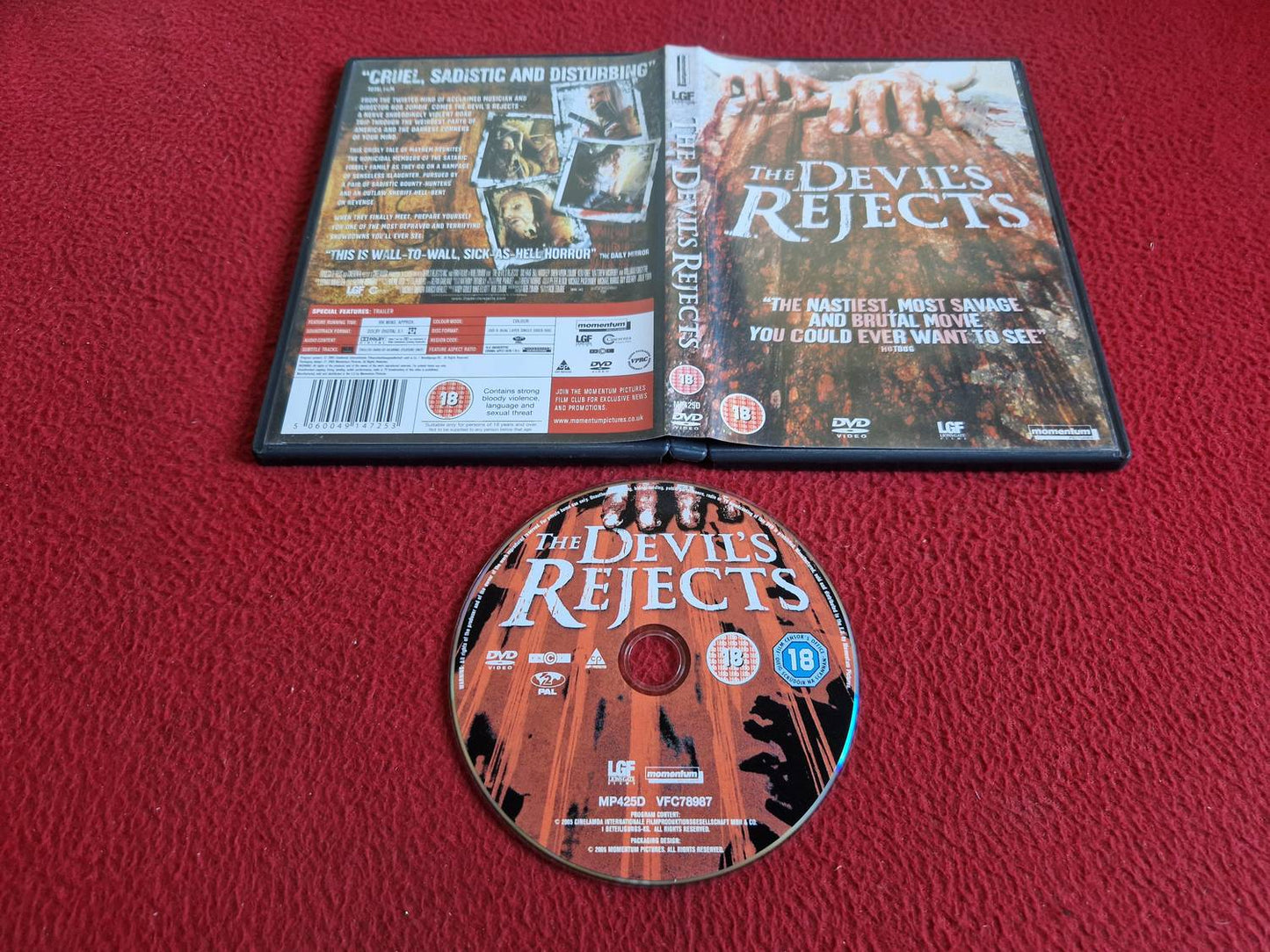 THE DEVIL'S REJECS DVD
