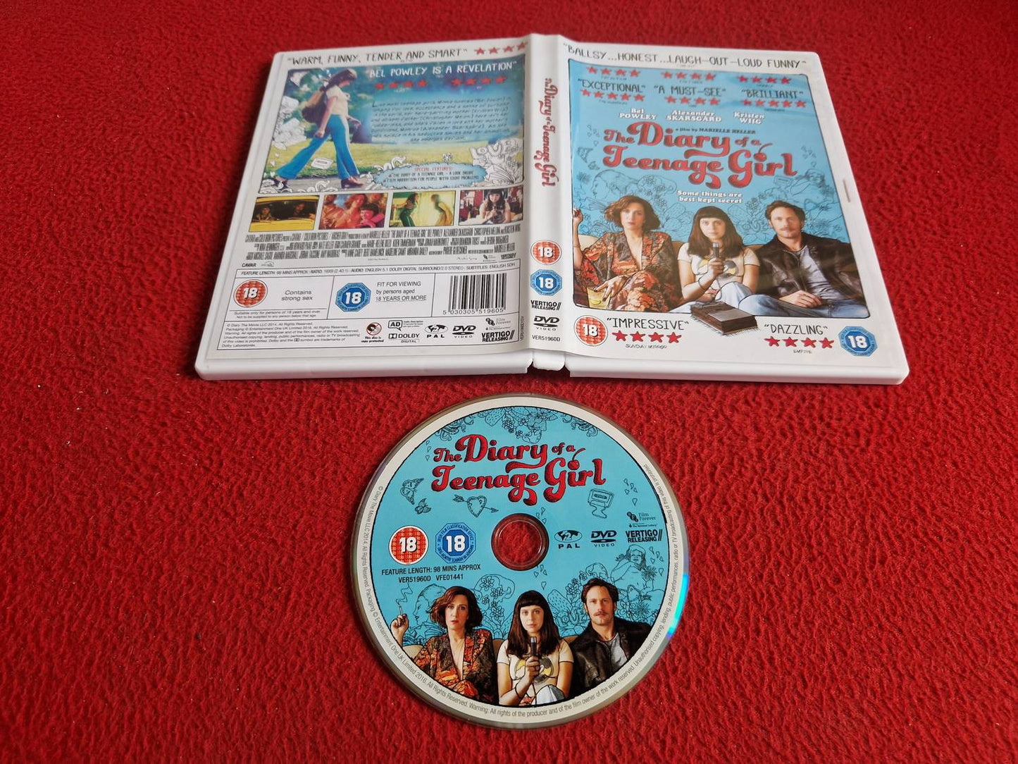 THE DIARY OF A TEENAGE GIRL DVD