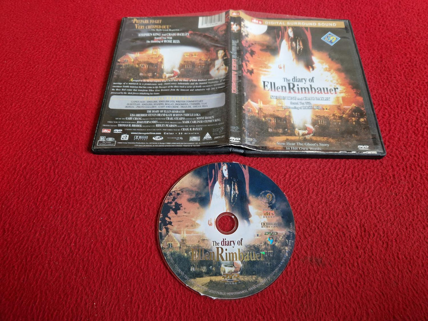 THE DIARY OF ELLEN RIMBAUER DVD