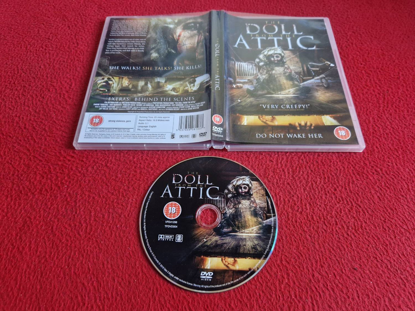 THE DOLL FROM THE ATTIC DVD