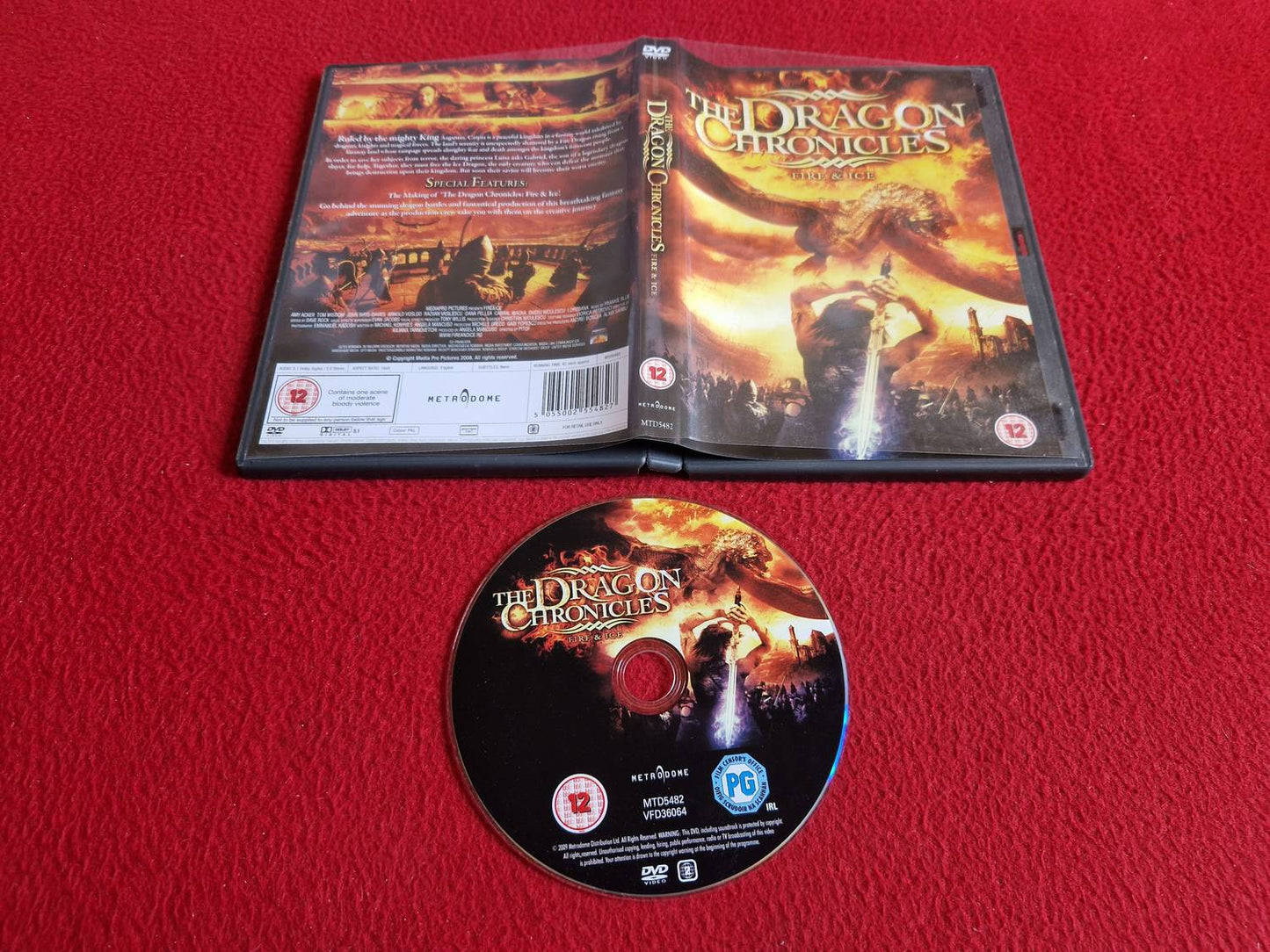 THE DRAGON CHRONICLES FIRE & ICE DVD