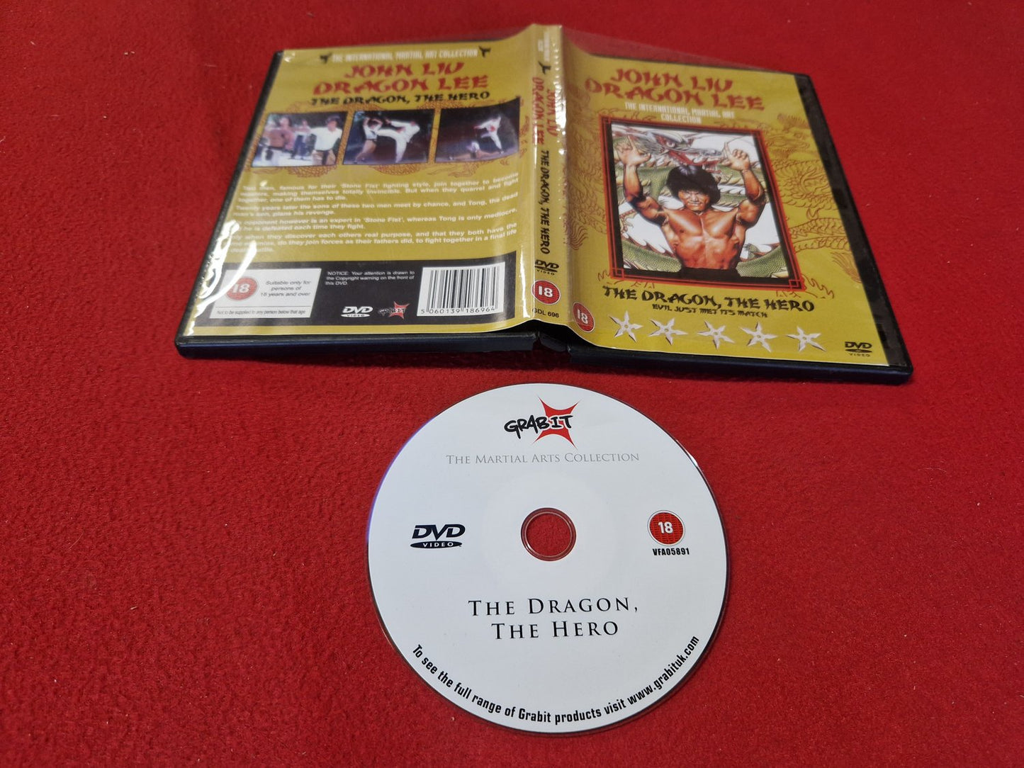 THE DRAGON THE HERO [ JOHN LIU DRAGON LEE ] till DVD