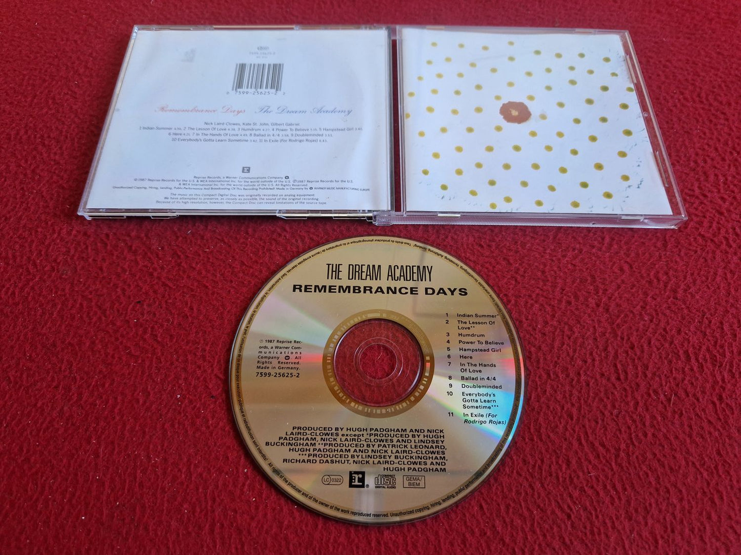 THE DREAM AGENCY REMEMBRANCE DAYS CD