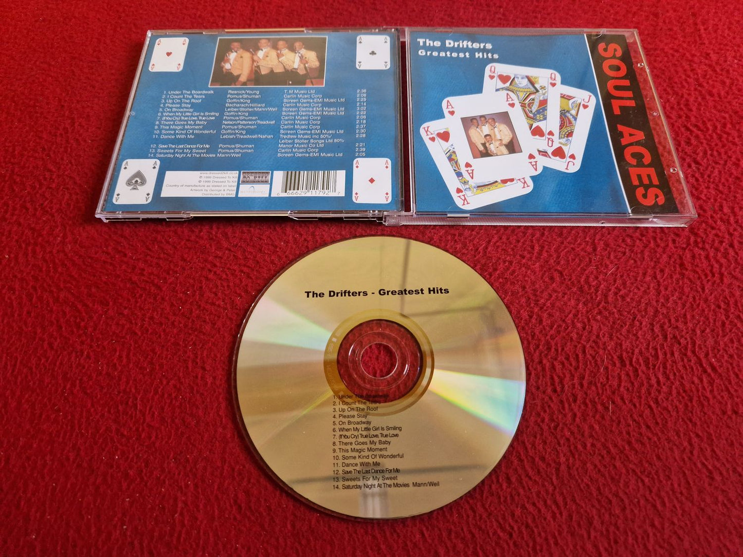 THE DRIFTERS GREATEST HITS CD