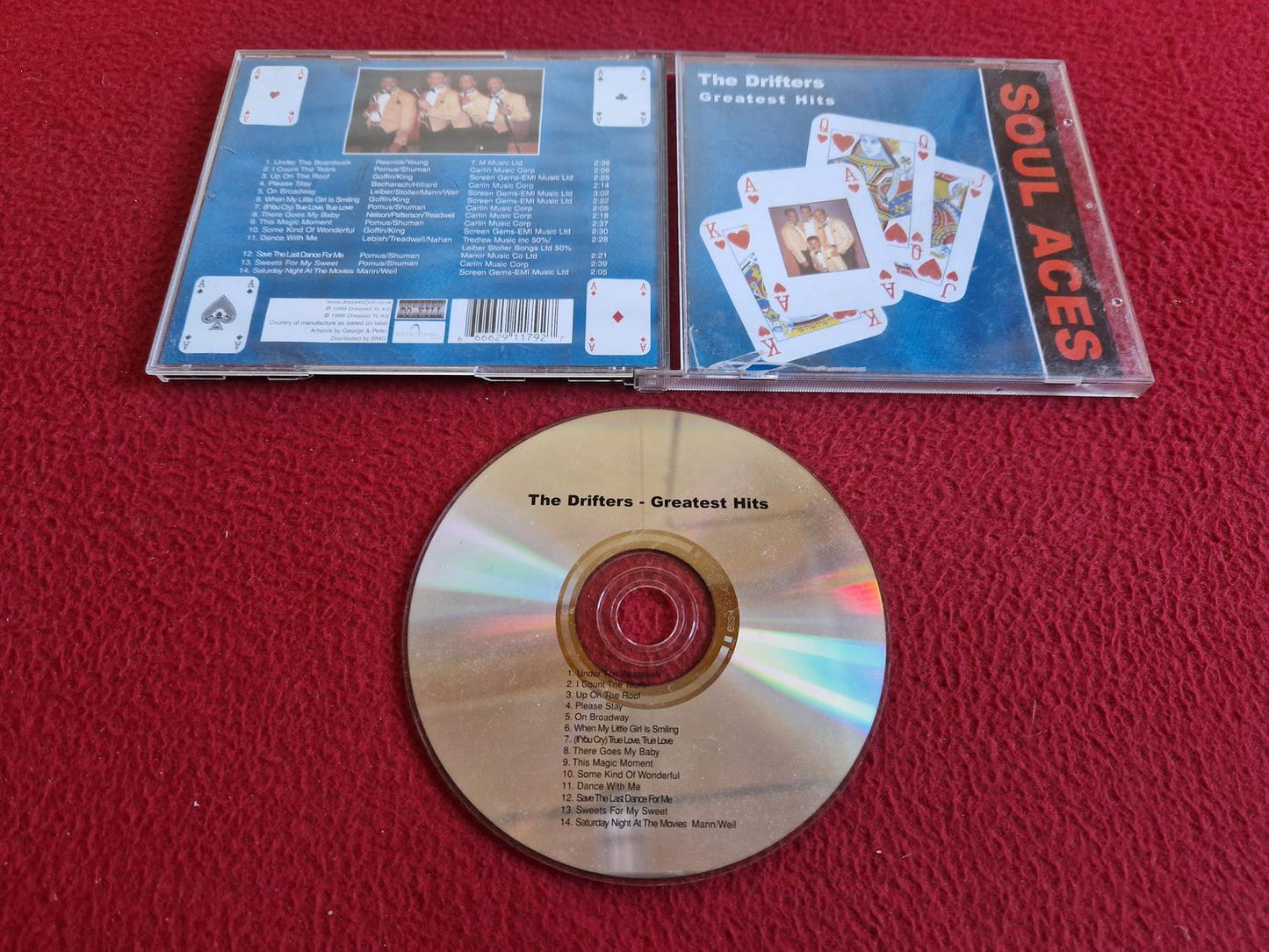 THE DRIFTERS GREATEST HITS SOUL ACES CD