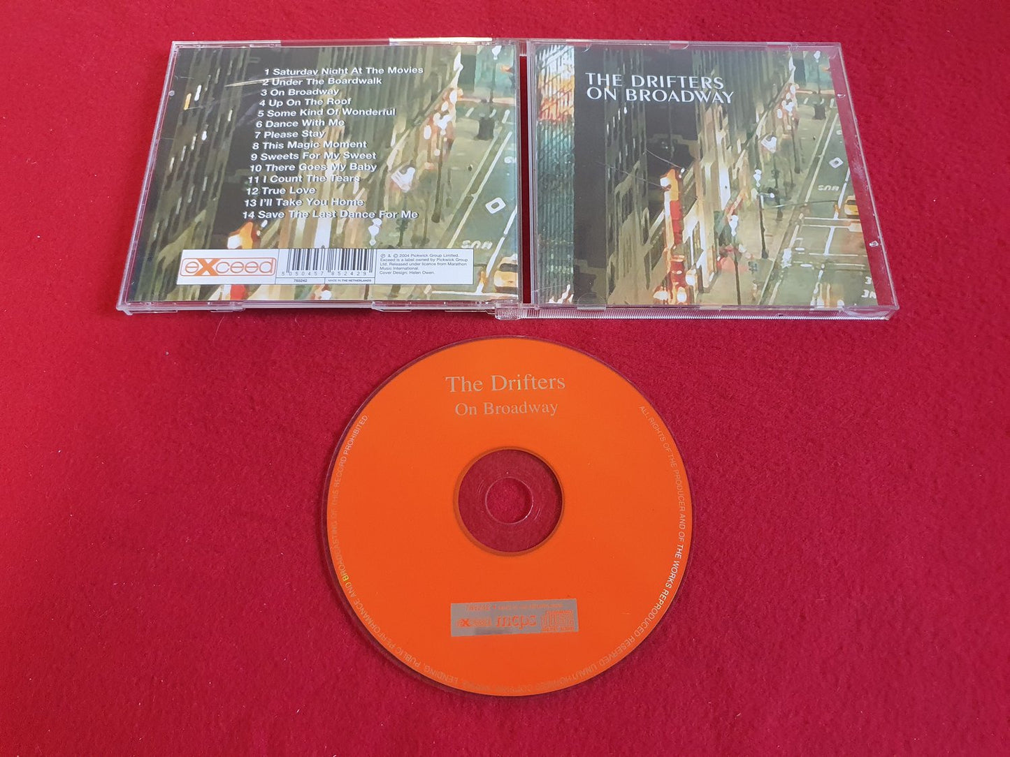 THE DRIFTERS ON BROADWAY till CD