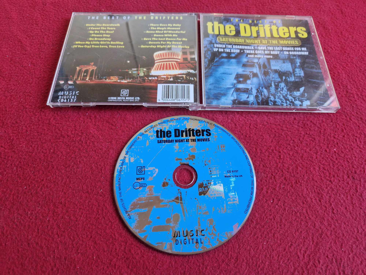THE DRIFTERS SATURDAY NIGHT AT THE MOVIES CD
