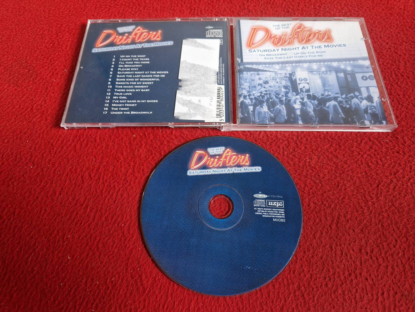 THE DRIFTERS SATURDAY NIGHT AT THE MOVIES THE BEST OF CD