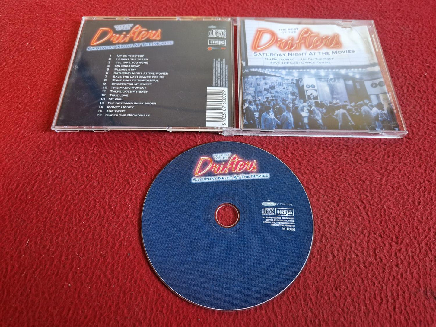 THE DRIFTERS SATURDAY NIGHT AT THE MOVIES THE BEST OF CD