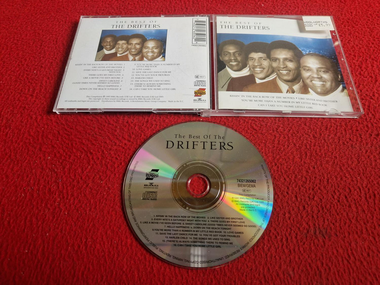 THE DRIFTERS THE BEST OF CD