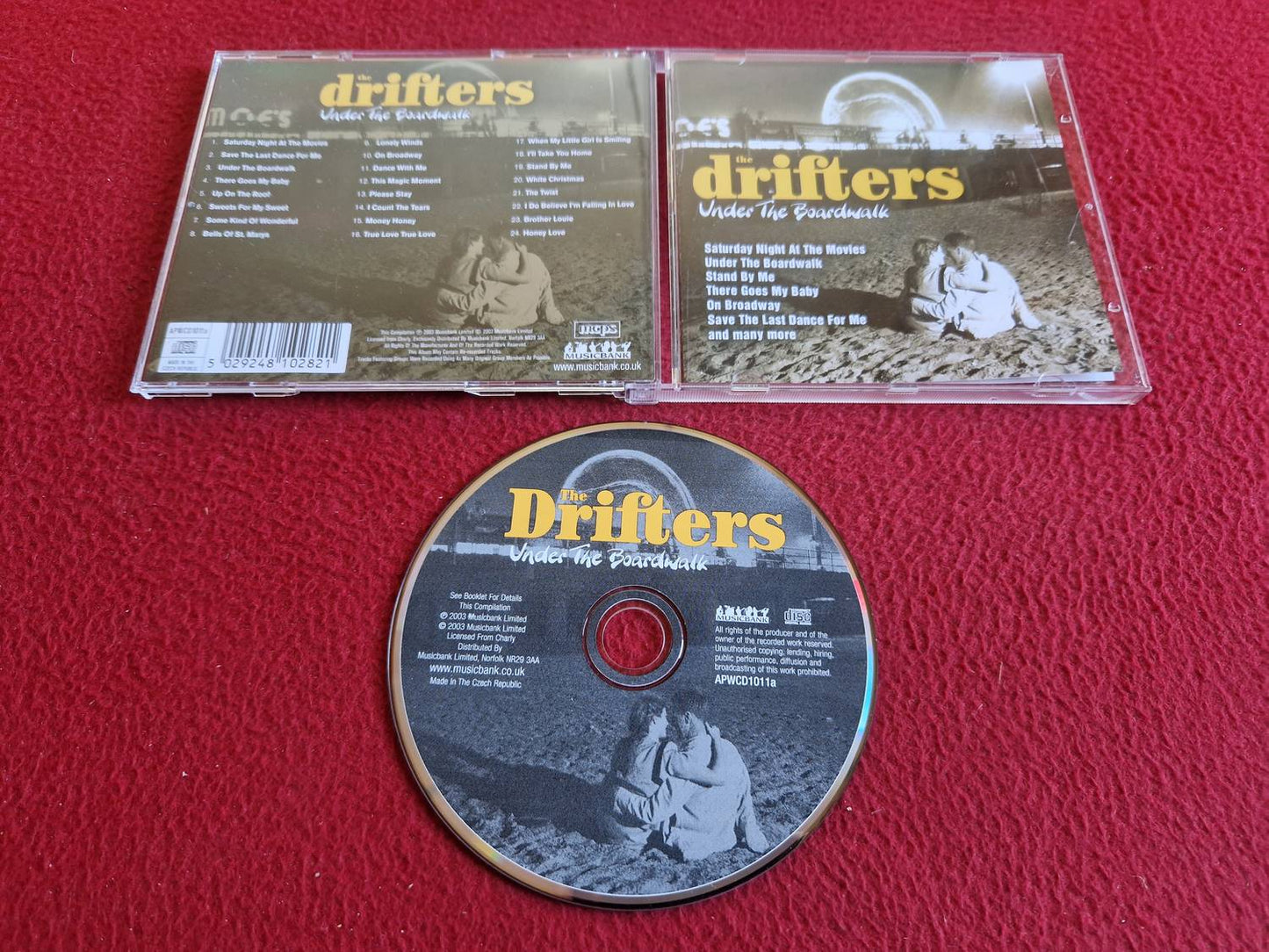 THE DRIFTERS UNDER BOARDWALK CD