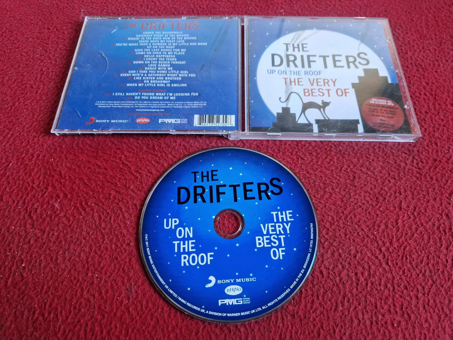 THE DRIFTERS UP ON THE ROOF THE VERY BEST OF CD