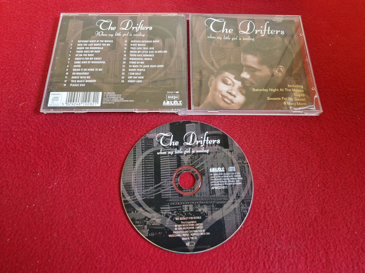 THE DRIFTERS WHEN MY LITTLE GIRL IS SMILING till CD