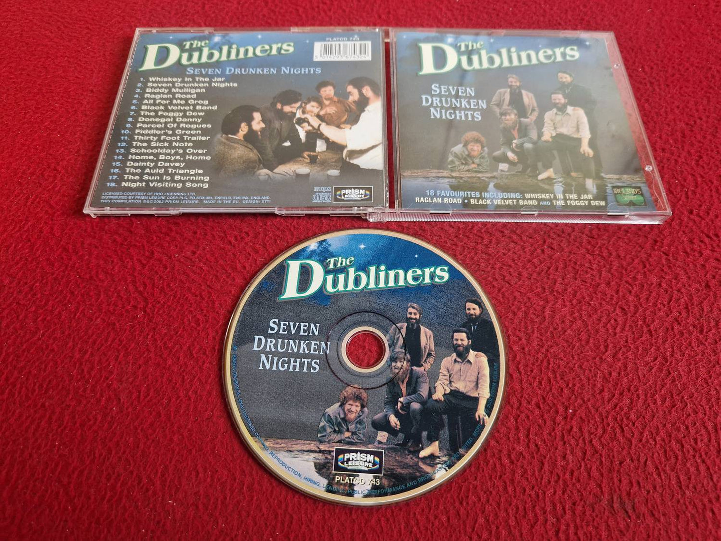 THE DUBLINERS SEVEN DRUNKEN NIGHTS CD