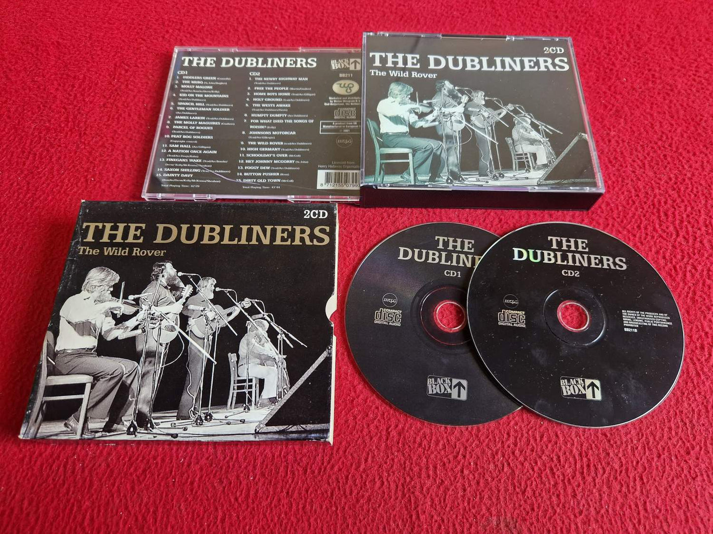 THE DUBLINERS THE WILD ROVER CD BOX