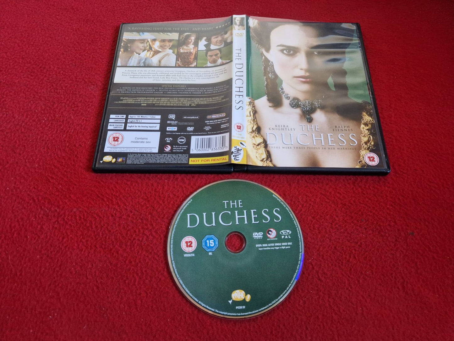 THE DUCHESS DVD