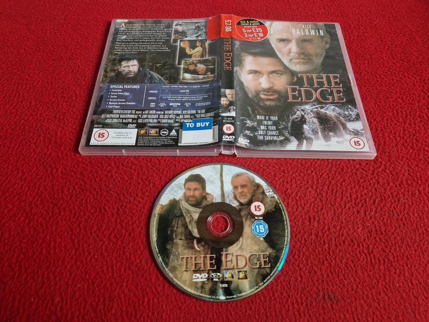 THE EDGE [ SVENSK TEXT ] DVD