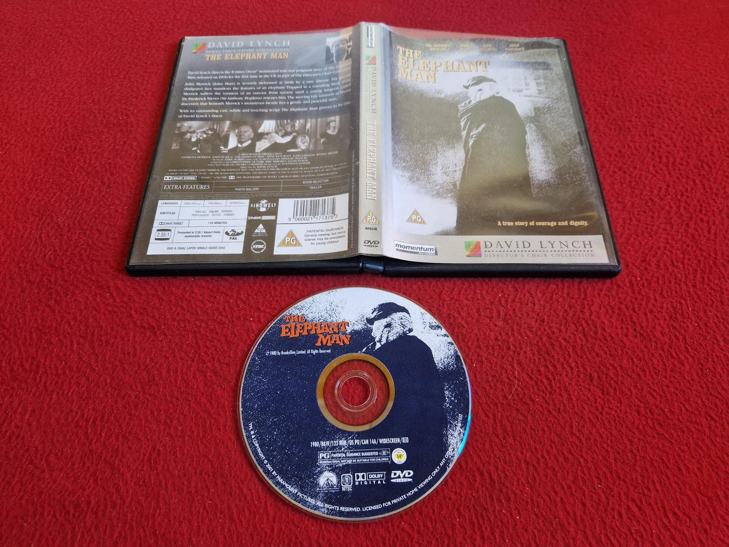 THE ELEPHANT MAN DVD