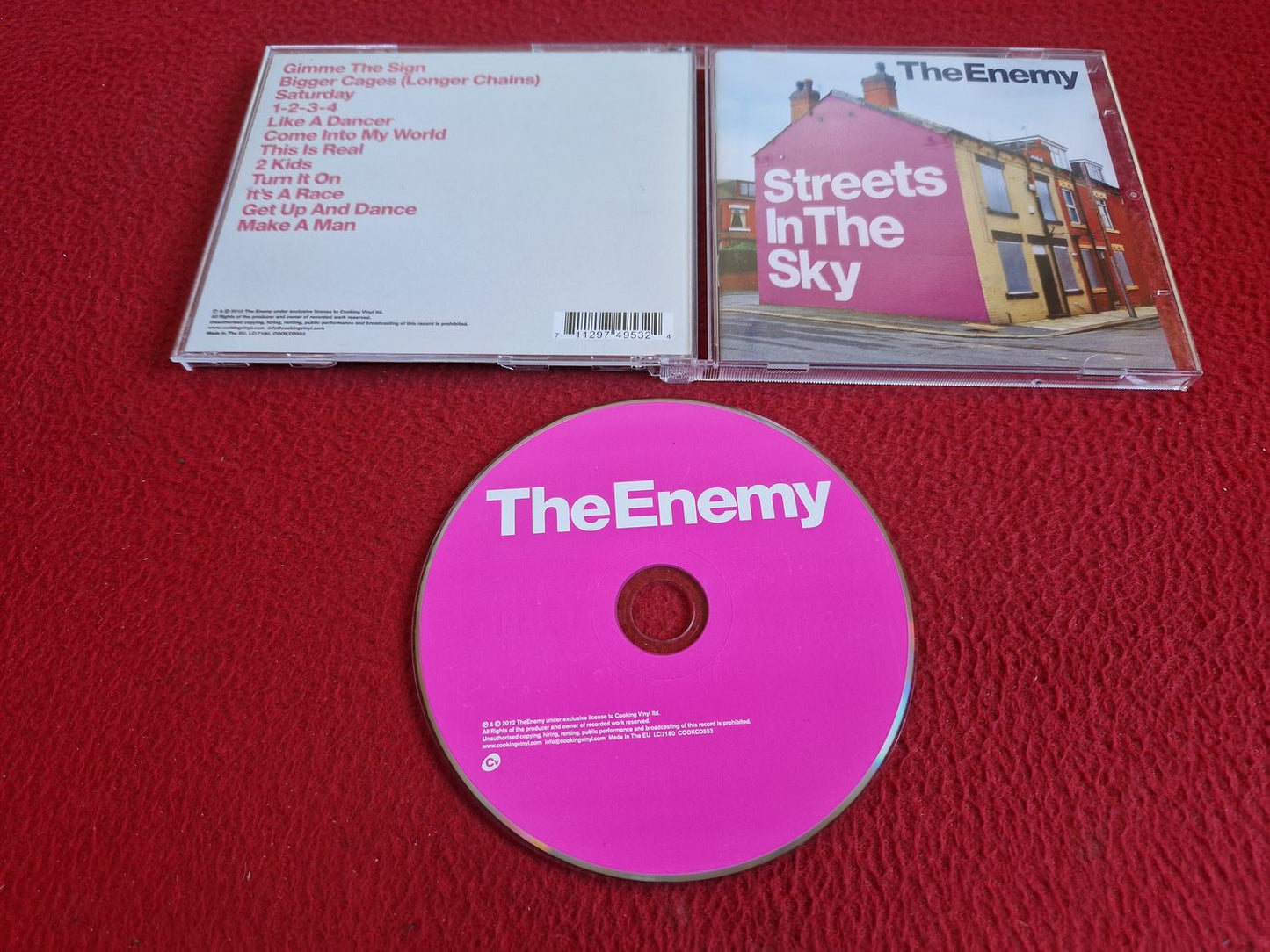 THE ENEMY STREETS IN THE SKY CD