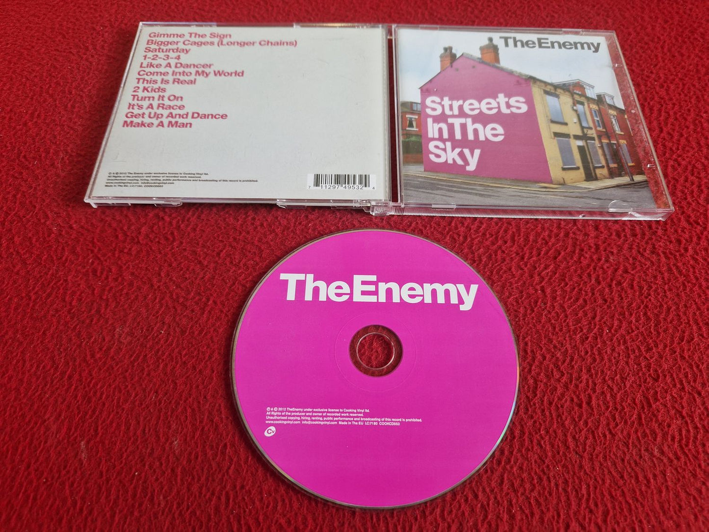 THE ENEMY STREETS IN THE SKY CD