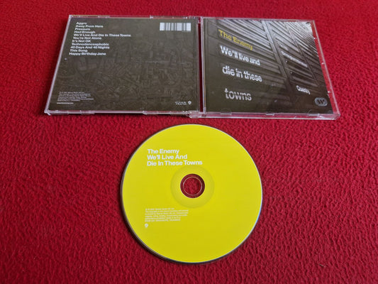 THE ENEMY WE'LL LIVE AND DIE IN THESE TOWNS CD
