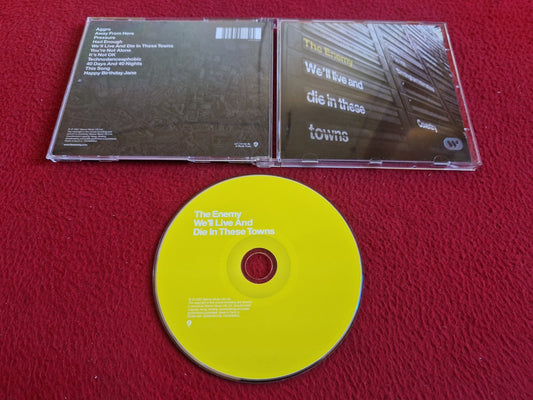 THE ENEMY WE'LL LIVE AND DIE IN THESE TOWNS CD
