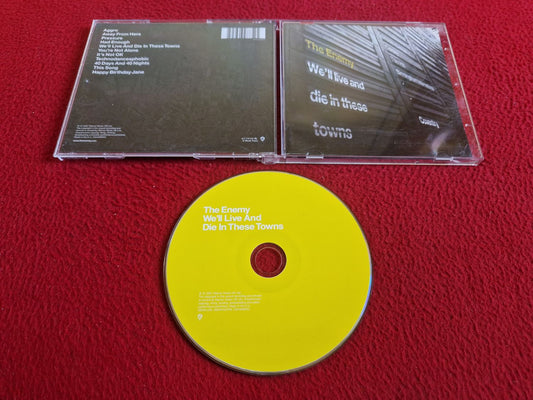 THE ENEMY WE'LL LIVE AND DIE IN THESE TOWNS CD