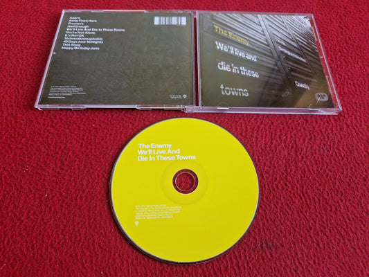 THE ENEMY WE'LL LIVE AND DIE IN THESE TOWNS CD