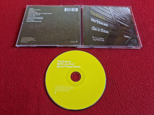 THE ENEMY WE'LL LIVE AND DIE IN THESE TOWNS CD