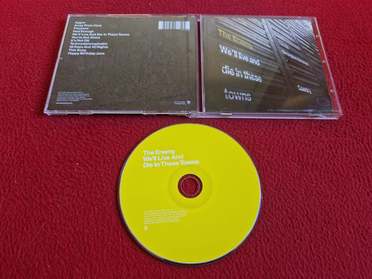 THE ENEMY WE'LL LIVE AND DIE IN THESE TOWNS CD