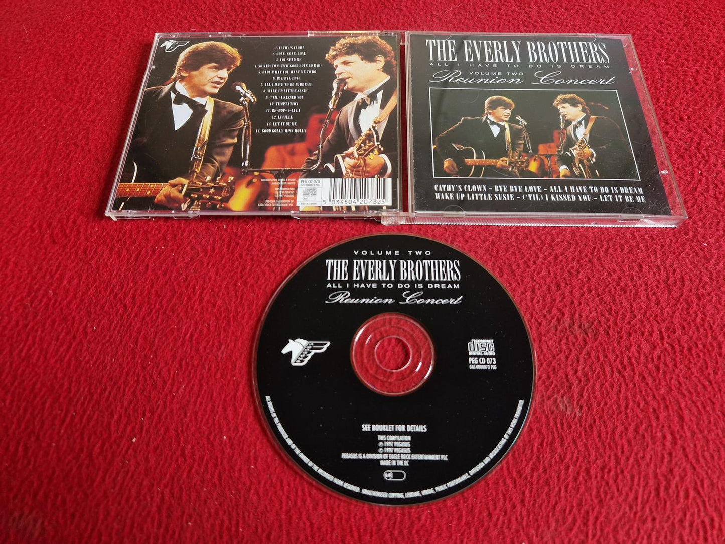 THE EVERLY BROTHERS ALL I HAVE TO DREAM REUNION CONCERT VOLUME TWO CD